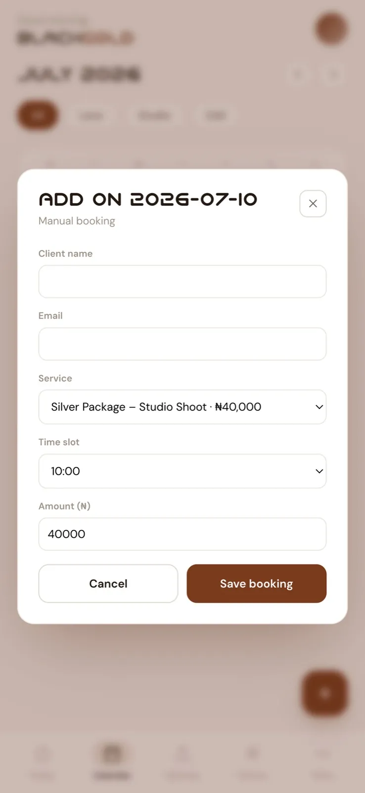 Blackgold Studio — App