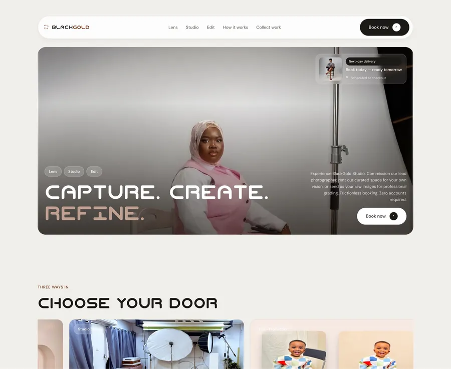 Blackgold Studio — Web
