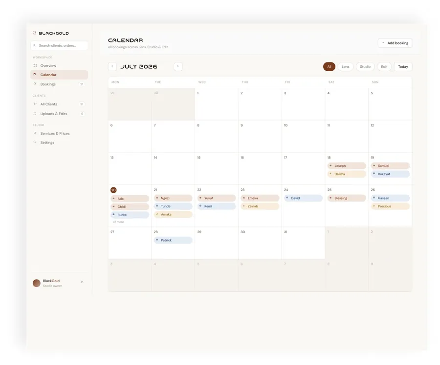 Blackgold Studio — Web