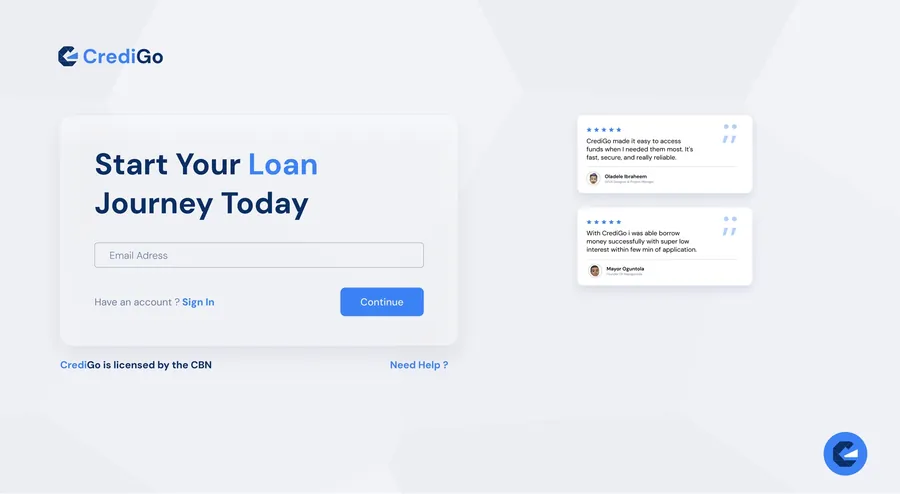 CrediGo — Web