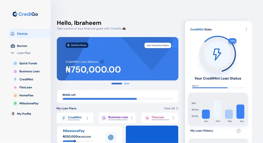 CrediGo — Web
