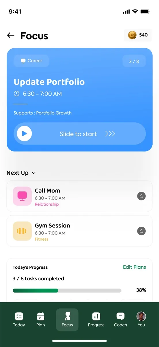 Goalden — App
