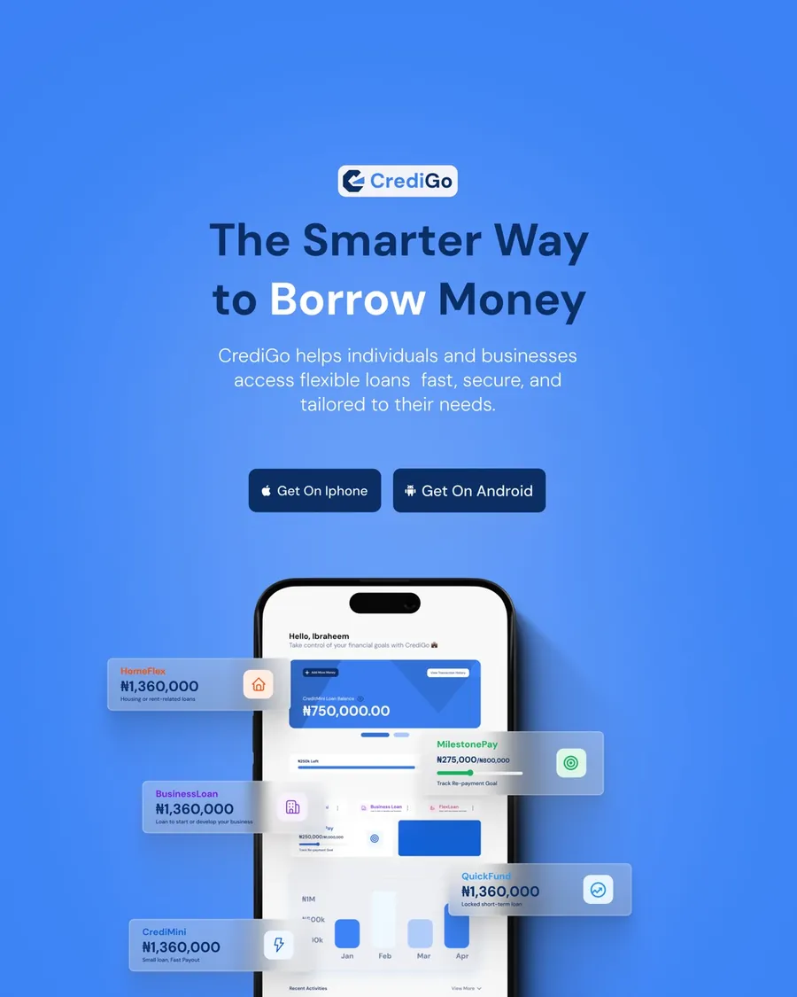 CrediGo — Visual system